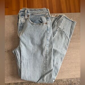 Levi's Vintage 501 S Blue Jeans Classic Style